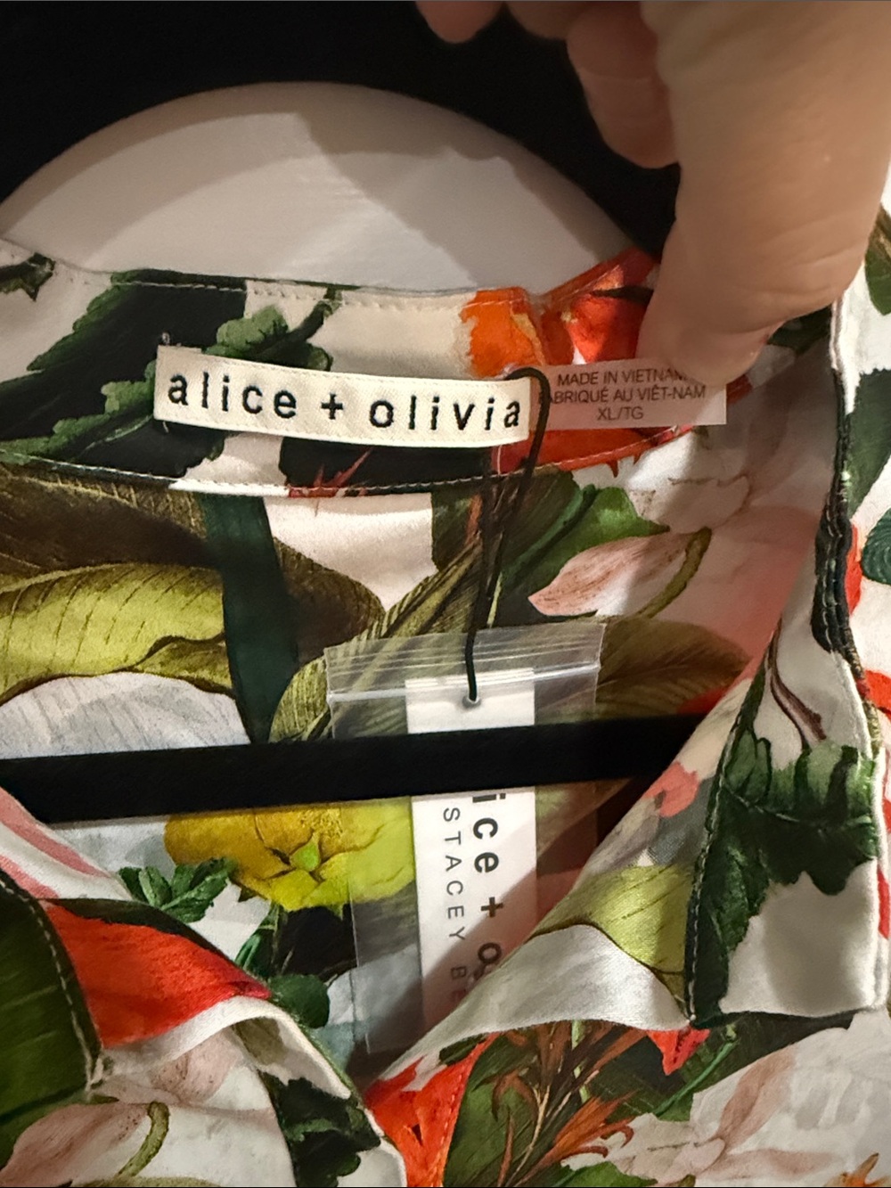 NWT sz XL Alice + Olivia Cailin mini dress, fun colors! - Picture 3 of 9